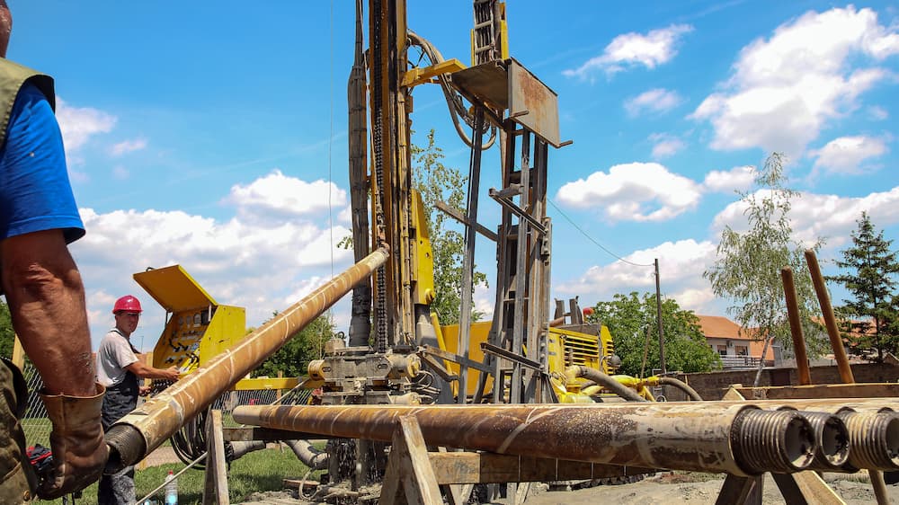 Nucor drilling on a big project